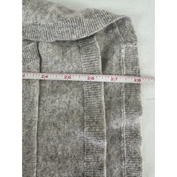 Max Studio Womens Small Gray Cashmere Cowl Neck Sweater Cozy Minimalist Classic - Picture 13 of 13